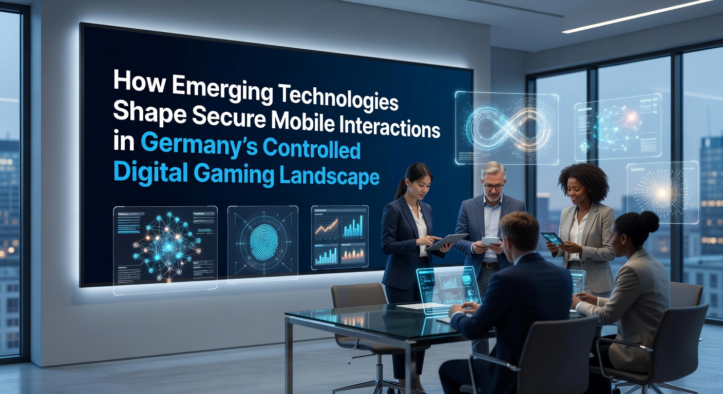 Darstellung moderner Technologien für sichere mobile Interaktionen im regulierten deutschen Gaming-Bereich